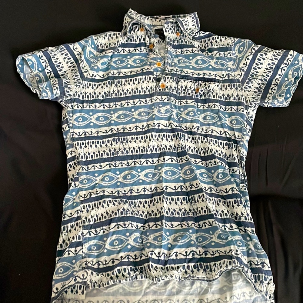 J Crew short sleeve shirt, size XS